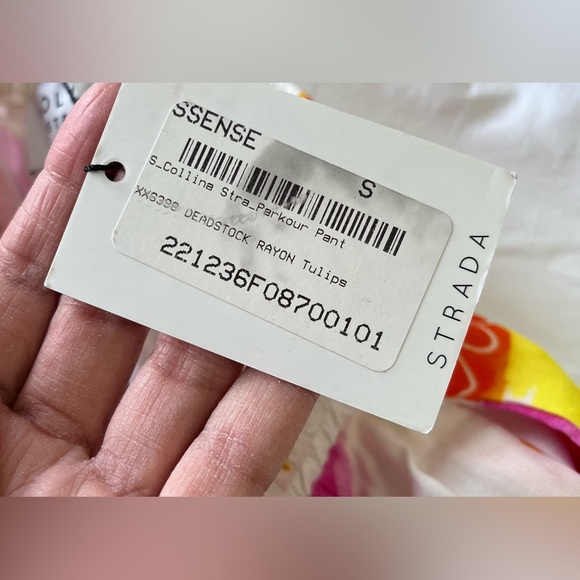 Collina Strada | SZ Small | Flowy Parkour Pants Tulips | Vibrant Pink Orange NWT - Picture 6 of 13